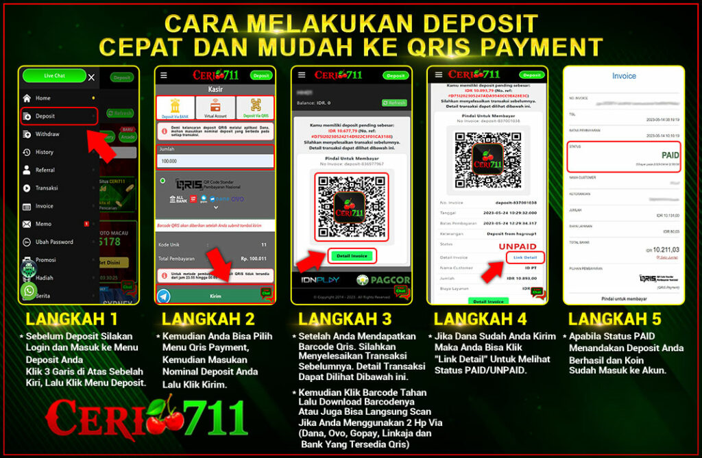 TUTORIAL DEPOSIT MENGGUNAKAN QRIS PAYMENT
