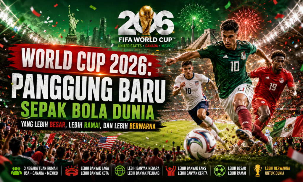 World Cup 2026: Panggung Baru Sepak Bola Dunia yang Lebih Besar, Lebih Ramai, dan Lebih Berwarna