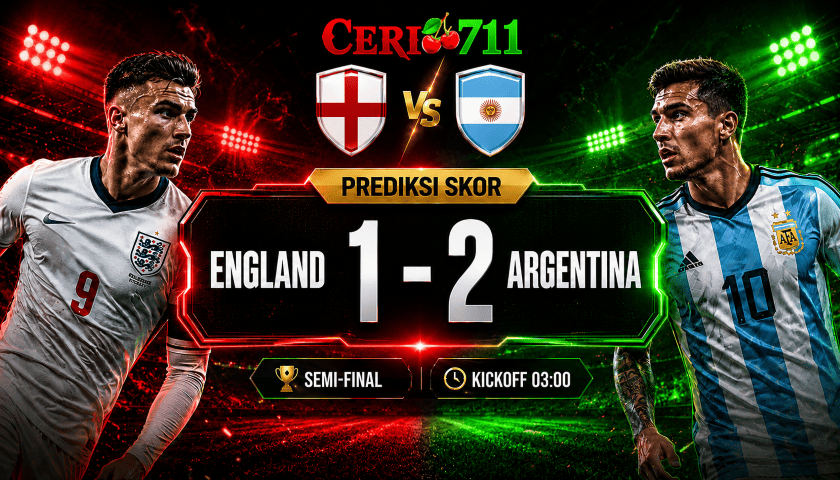 Inggris vs Argentina di Semifinal: Duel Panas Menuju Partai Puncak