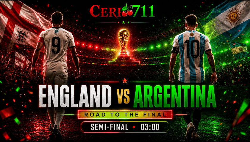 Inggris vs Argentina di Semifinal: Duel Panas Menuju Partai Puncak